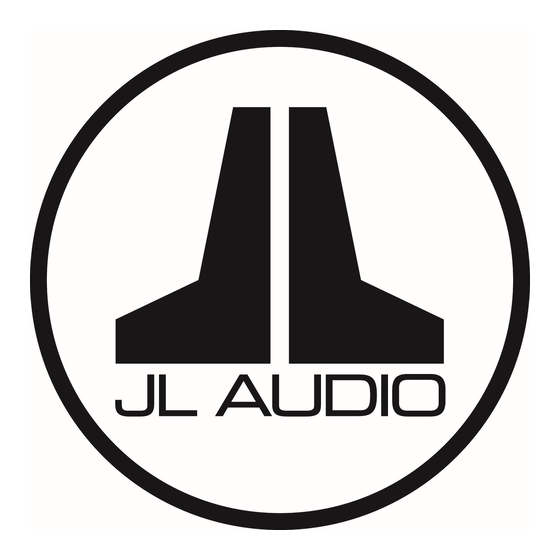 JL Audio XDM1000/5 Manual Del Proprietário