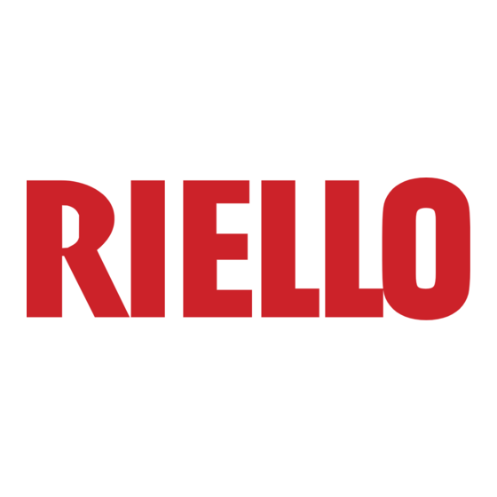 Riello RS 810/EV BLU Instrucciones De Instalación, Uso Y Mantenimiento