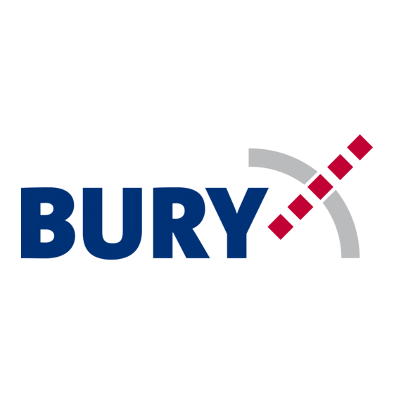BURY CC 9056 Plus Guía Rápida