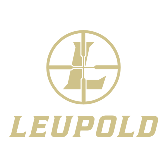 Leupold Green Ring Manual Del Usuario