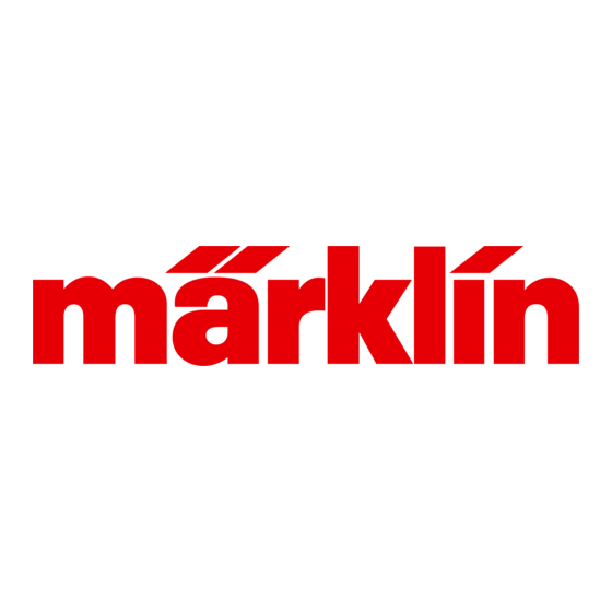 marklin 38 Serie Manual De Instrucciones