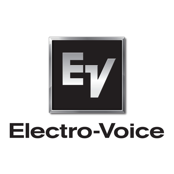 Electro-Voice RE3-ND76 Manual Del Usuario