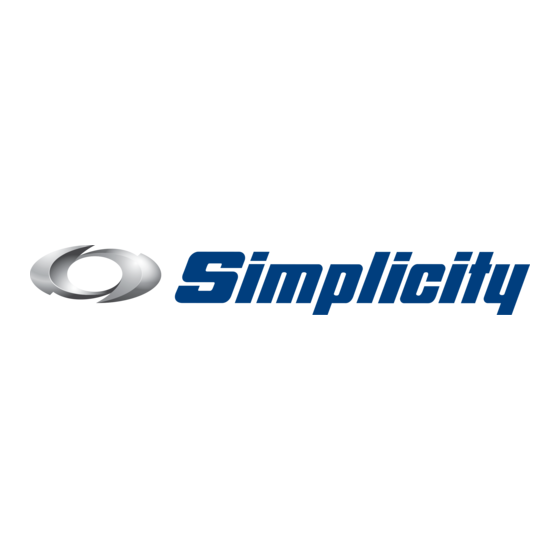 Simplicity SLF4 Manual De Instrucciones