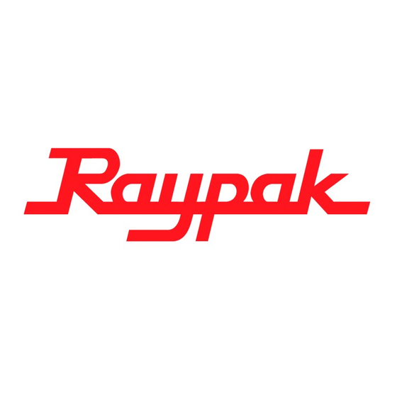 Raypak SF25 Manual De Istrucciones