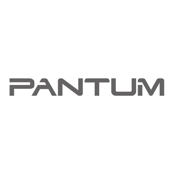 Pantum P3000 Serie Guía De Usuario