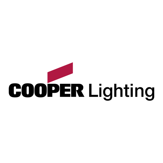 Cooper Lighting SURE-LITES CCX Serie Instrucciones Para La Instalación