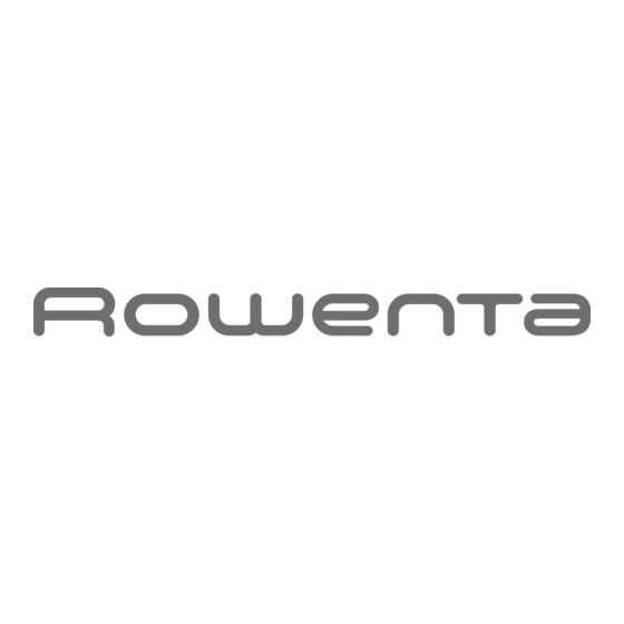 Rowenta INTENS RO652101 Manual Del Usuario