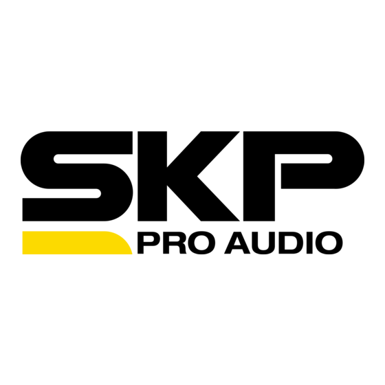 SKP Pro Audio DSP-4 El Manual Del Propietario