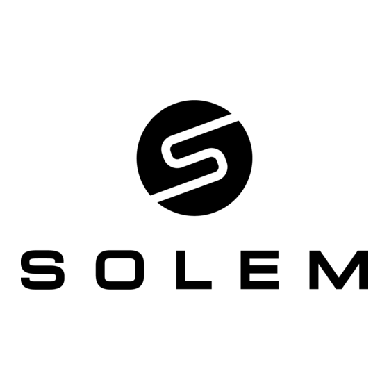 Solem WF-IS Guía Rápida De Instalación