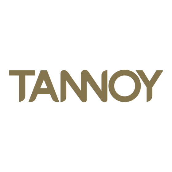 Tannoy VSXNET Serie Guia De Inicio Rapido