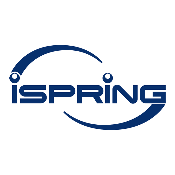 Ispring RCS5T Instrucciones De Instalación Y Manual De Funcionamiento