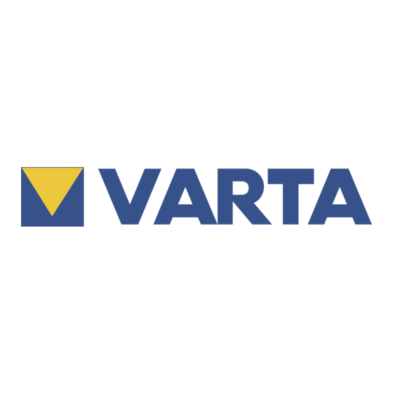 Varta 592 033 Manual De Operaciones