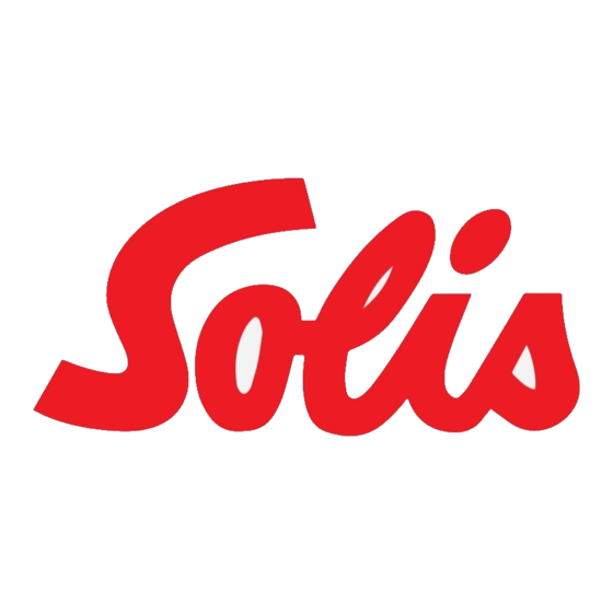 SOLIS SLICE & MORE 8401 Guia De Inicio Rapido