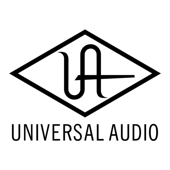 Universal Audio Apollo 8 Manual De Hardware