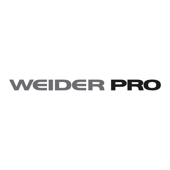 WeiderPro 15927 Manual Del Usuario