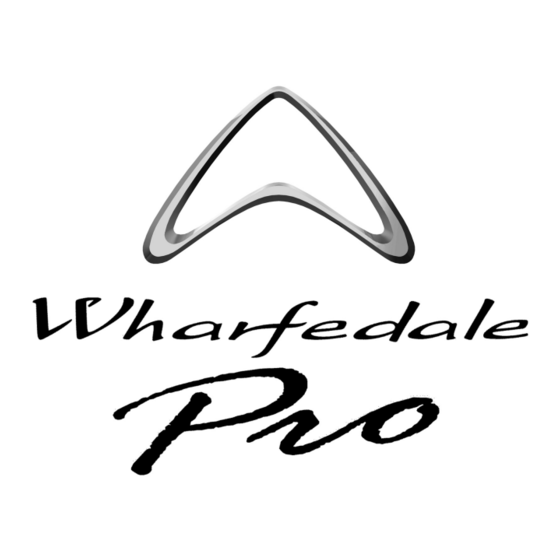 Wharfedale Pro Delta Serie Manual De Operación