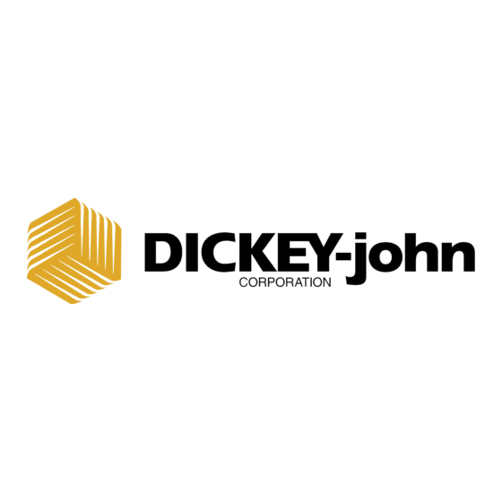 Dickey-John PM300 Manual Del Operario