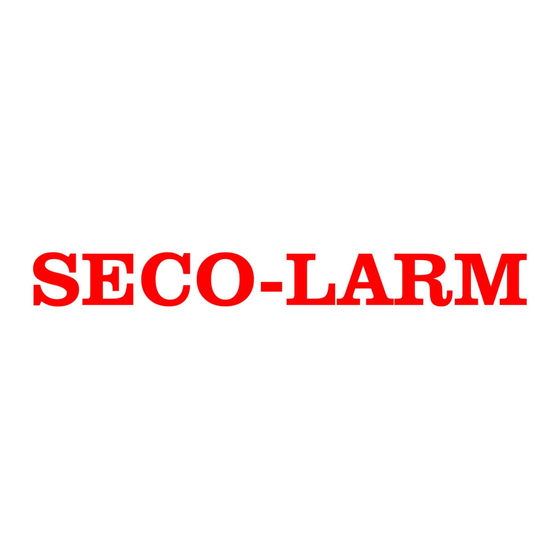 SECO-LARM SLI ENFORCER SD-7103GC-PEQ Manual De Instalación