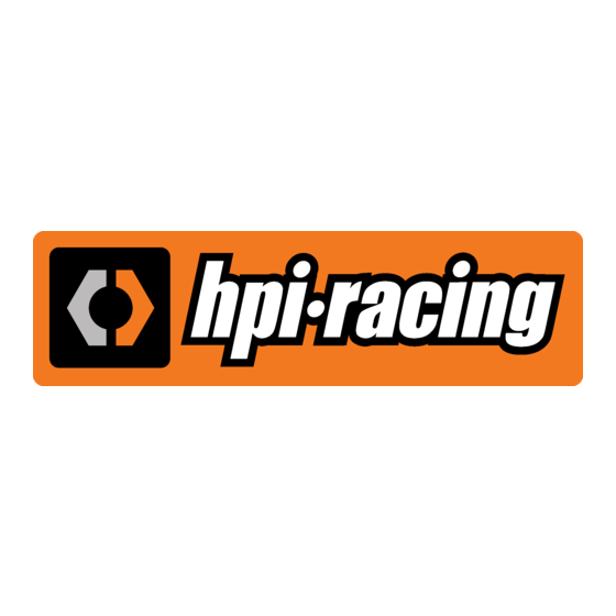 HPI Racing FIRESTORM 1OT Manual De Instrucciones