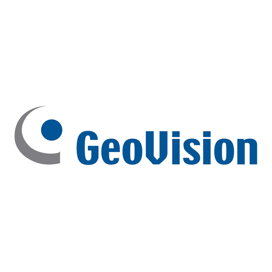 GeoVision GV-NVR Guia De Inicio Rapido