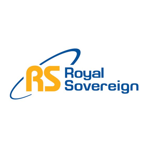 Royal Sovereign RTP-1 Manual Del Usuario