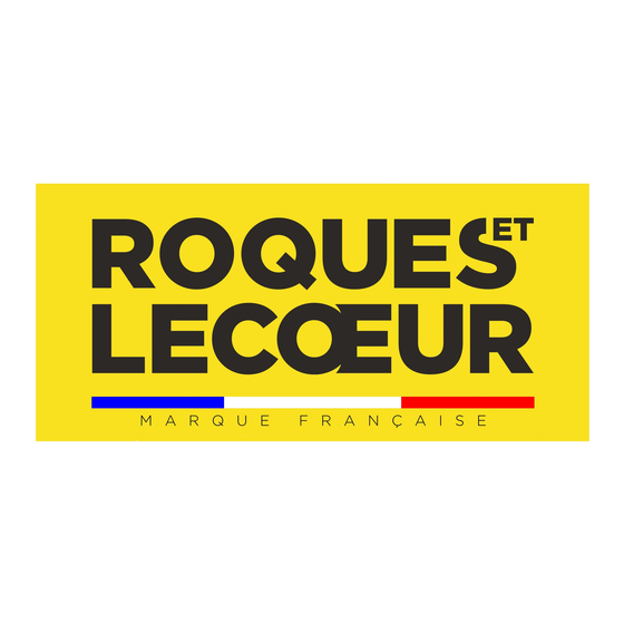 ROQUES LECOEUR RL207 Manual Del Usuario