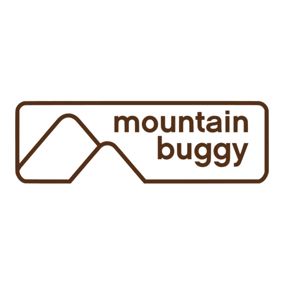 Mountain Buggy cosmopolitan Instrucciones