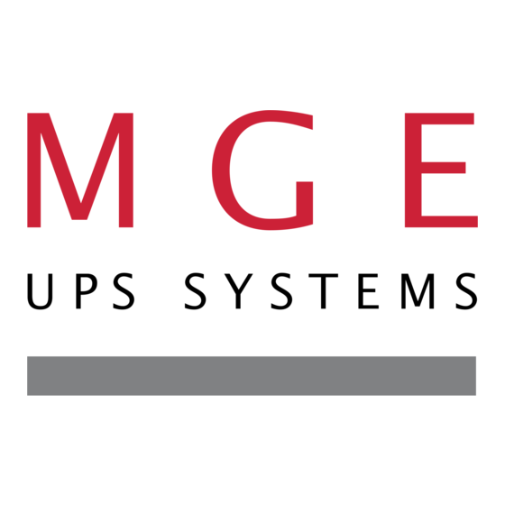 MGE UPS Systems Rackmount PDU Guia De Instalacion