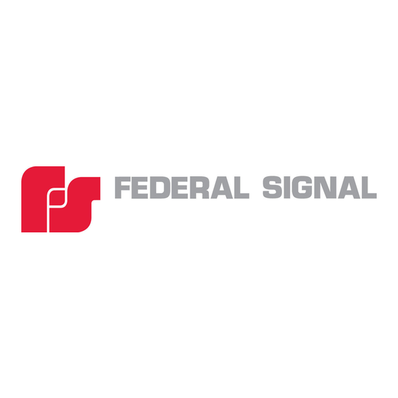 Federal Signal Corporation SelecTone 300 Instrucciones De Instalación