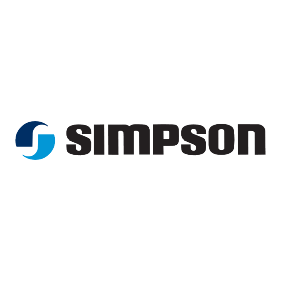 Simpson MSV2623 Manual De Instrucciones