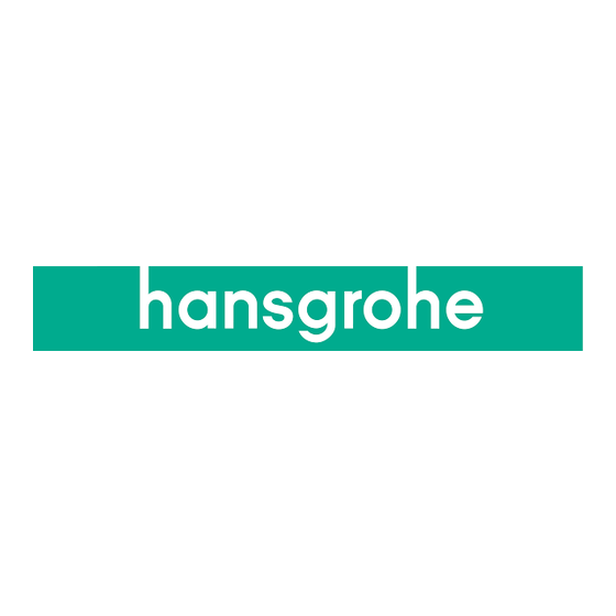 Hansgrohe SAM Set Plus 04527 0 Serie Instrucciones De Montaje