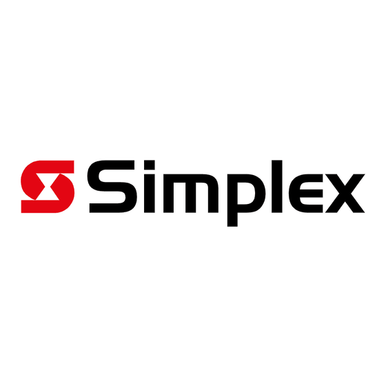 Simplex PJ1P Manual De Funcionamiento