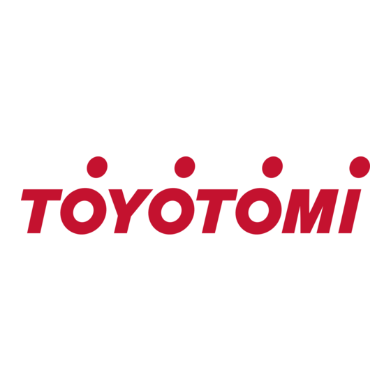 Toyotomi zibro LC – DX32 Instrucciones De Uso