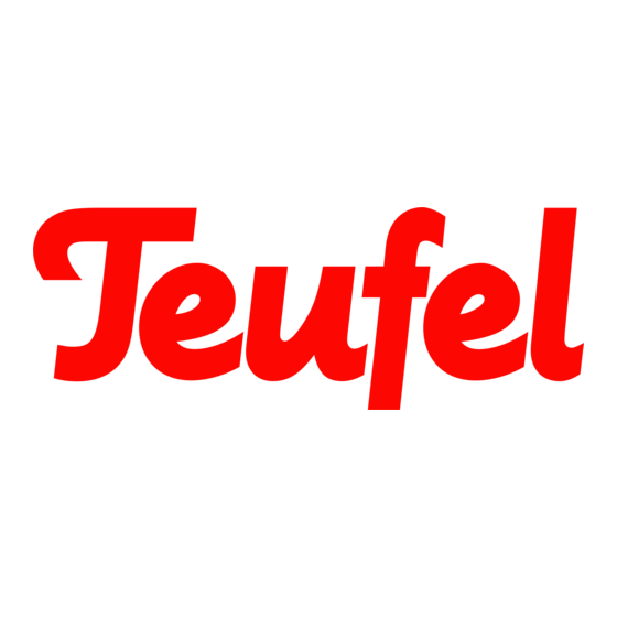 Teufel T 1108/1 SW Manual De Instrucciones