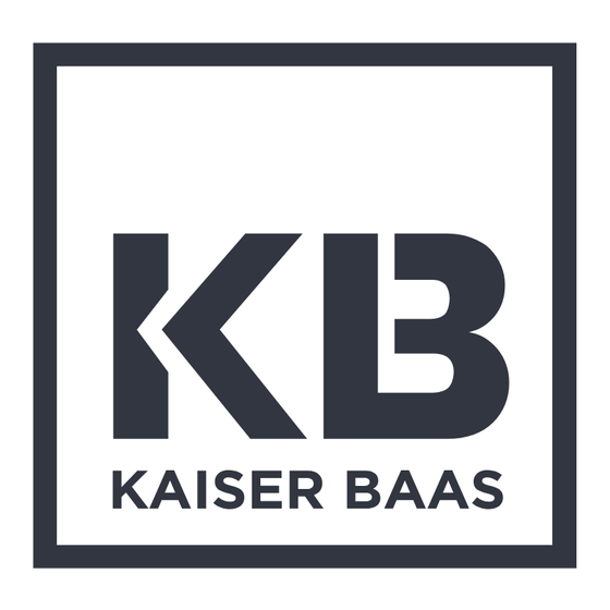 Kaiser Baas X100 Inicio Rápido