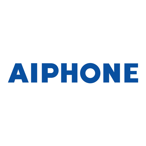 Aiphone RCX Serie Manual De Instalación