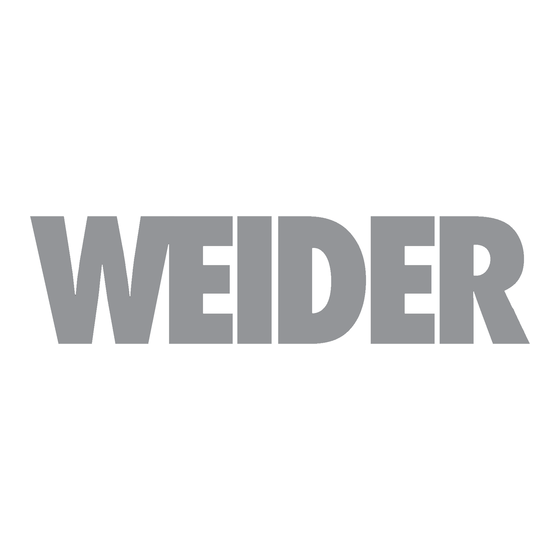 Weider WEEVBE1334.1 Manual Del Usuario