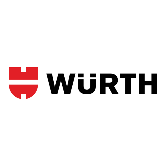 Wurth Master EWS 115 Instrucciones Para El Manejo