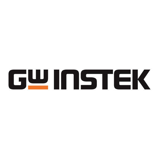 GW Instek GPT-12000 Serie Guia De Inicio Rapido