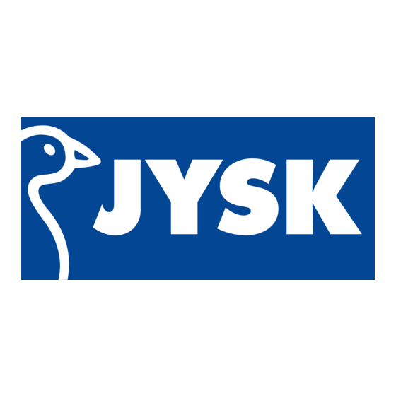 JYSK JUTLANDIA YDERUP 3750100 Instrucciones De Montaje