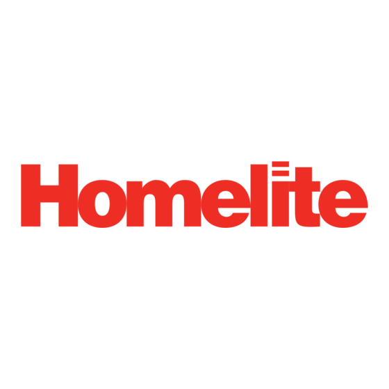 Homelite UT80720 Manual Del Operador