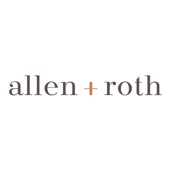 Allen + Roth LWFP58-7 Instrucciones De Montaje