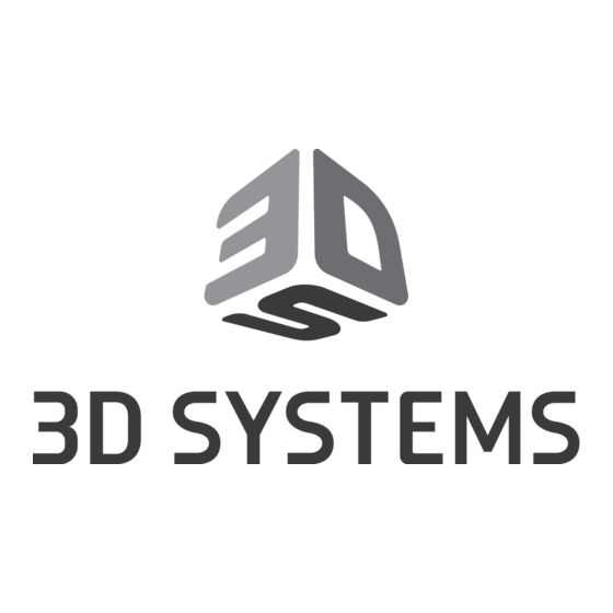 3D Systems ProJet MJP 2500 Guia Del Usuario