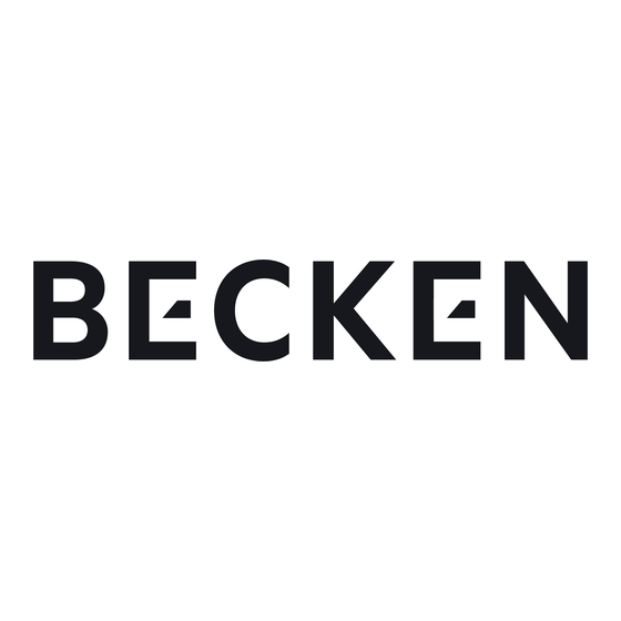 Becken BFE4915WH Manual De Instrucciones