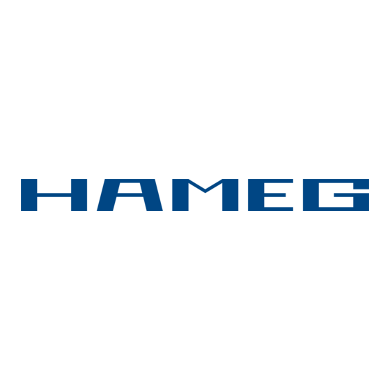 Hameg HM407-2.01 Manual De Funcionamiento