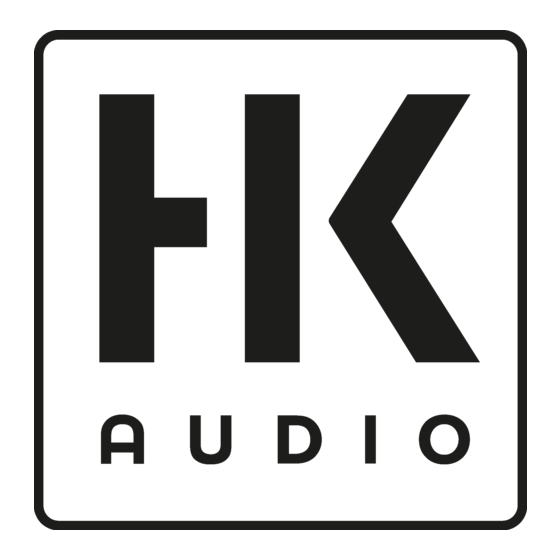 HK Audio Vortis Manual De Instrucciones