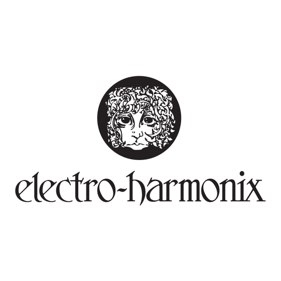 Electro-Harmonix BLACK FINGER Manual De Instrucciones