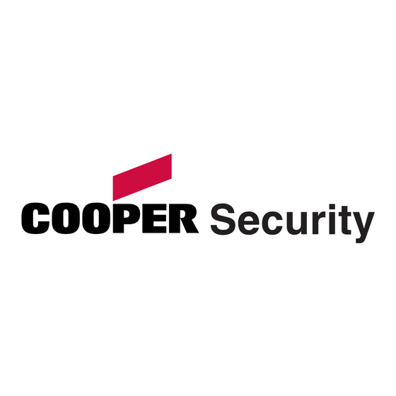 Cooper Security 705r Manual Del Usuario