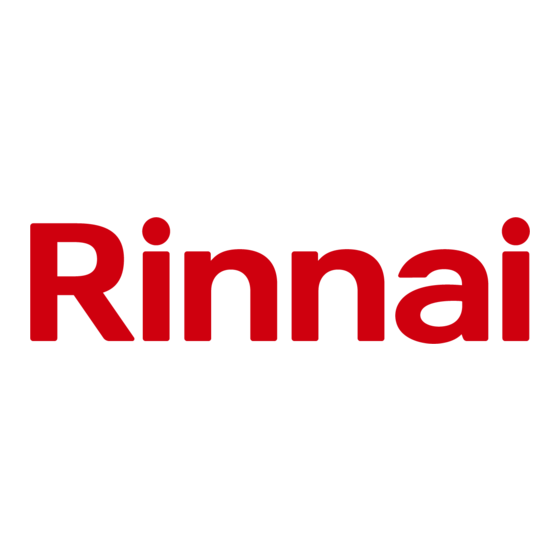 Rinnai CU199i Manual De Instalación Y Operación