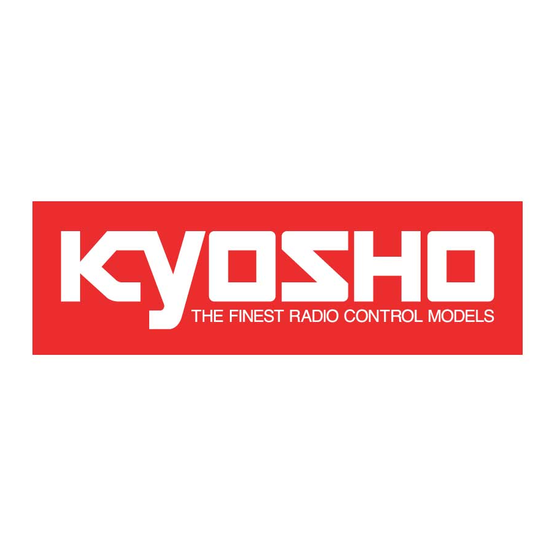 Kyosho DRT readyset Manual De Instrucciones